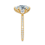 Petite Elizabeth Pavé Engagement Ring Setting