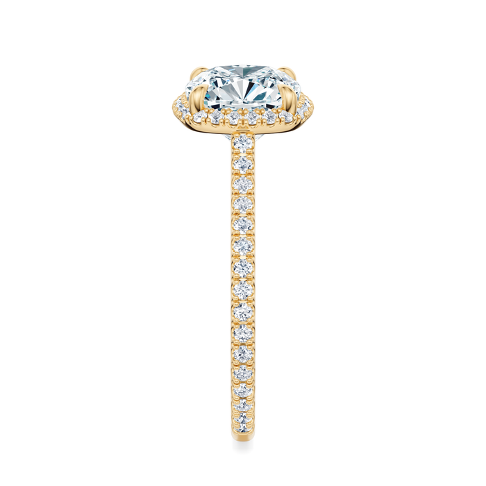 Essex Pavé Halo Engagement Ring Setting