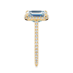 Essex Pavé Halo Engagement Ring Setting