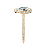 Essex Pavé Halo Engagement Ring Setting