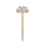 Essex Pavé Halo Engagement Ring Setting