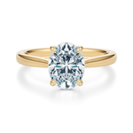 Madison Hidden Halo Engagement Ring Setting