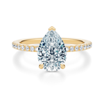 Baxter Pavé Hidden Halo Engagement Ring Setting
