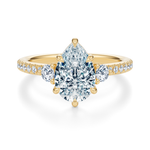 Petite Elizabeth Pavé Engagement Ring Setting