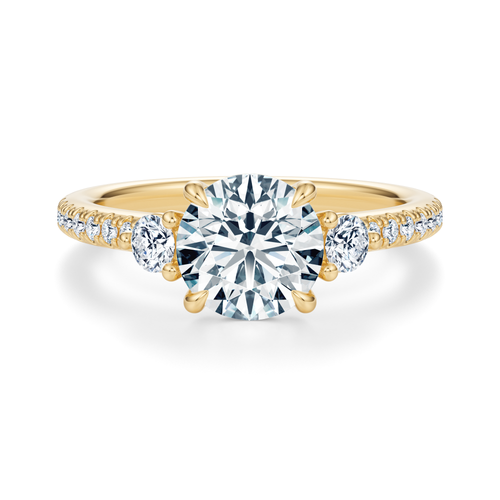 Petite Elizabeth Pavé Engagement Ring Setting