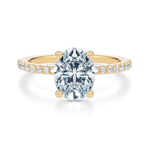 Baxter Full Pavé Engagement Ring Setting