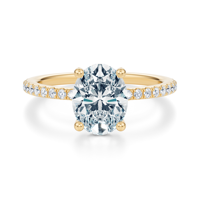 Baxter Full Pavé Engagement Ring Setting