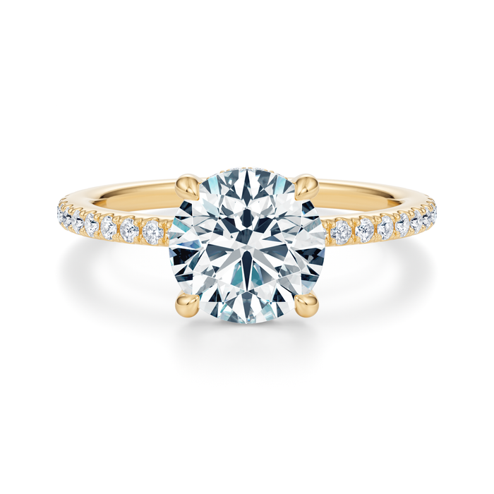 Baxter Full Pavé Engagement Ring Setting