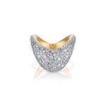 Big ZAHA Pavé Diamond Ring