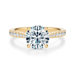 Madison Pavé Engagement Ring Setting