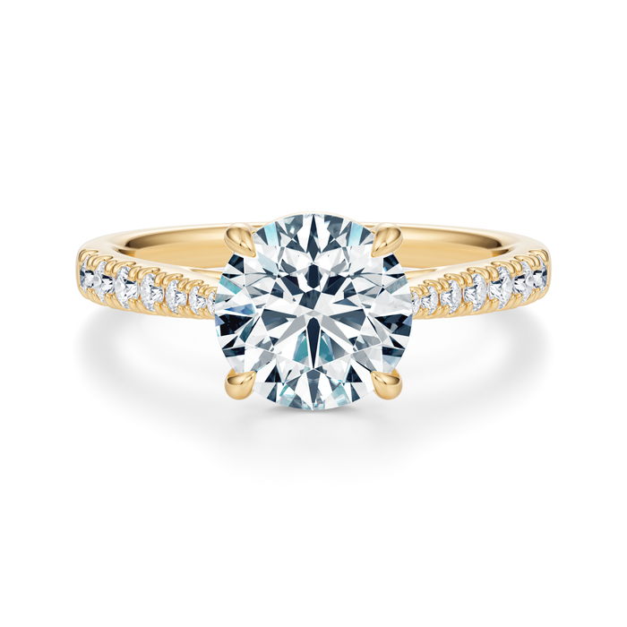 Madison Pavé Engagement Ring Setting