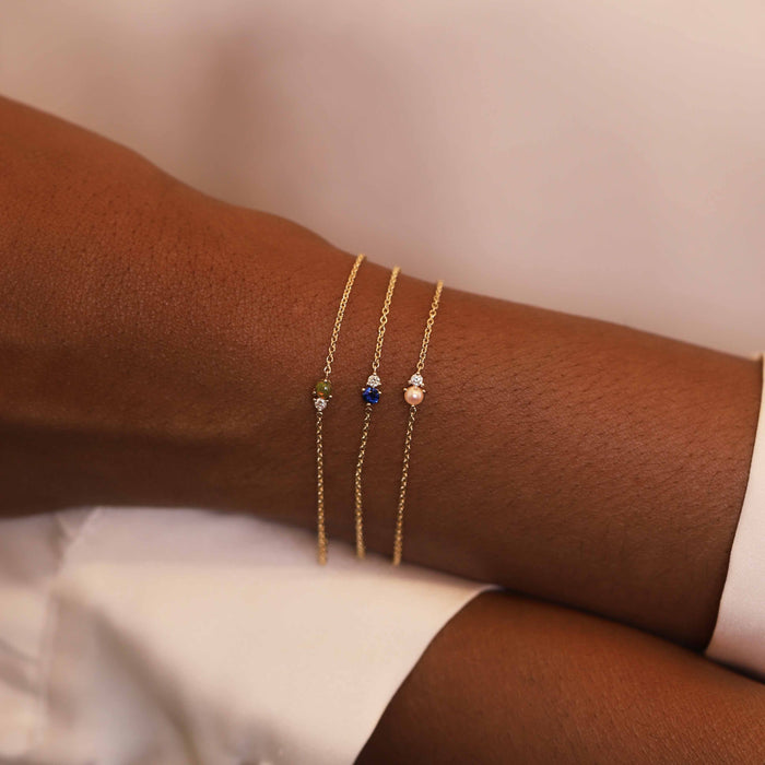 Pearl & Diamond Bracelet