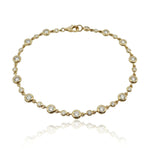 Bezel Link Bracelet