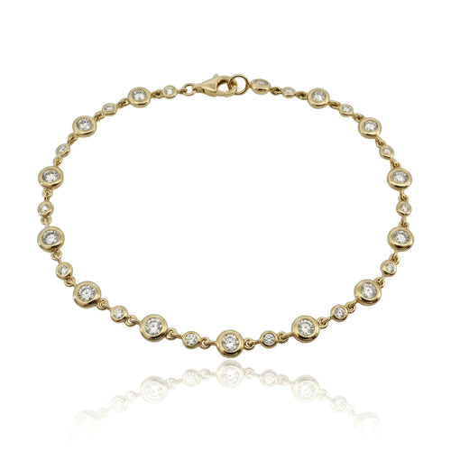 Bezel Link Bracelet