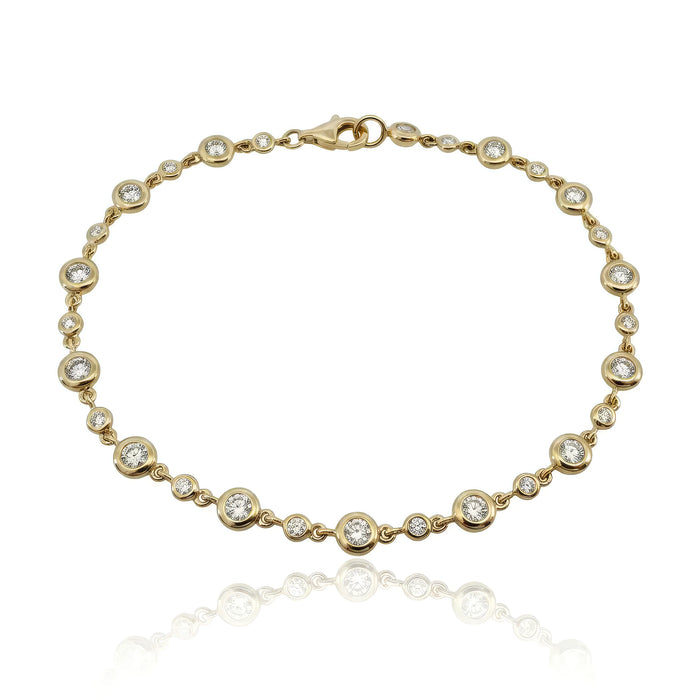 Bezel Link Bracelet