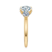Elizabeth 2.07ct Lab Round Cut Diamond Three Stone Engagement Ring