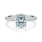 Madison Pavé Engagement Ring Setting