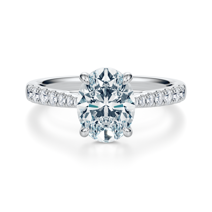 Madison Pavé Engagement Ring Setting