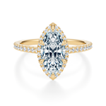 Essex Pavé Halo Engagement Ring Setting