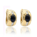 Sapphire and Diamond Statement Earrings