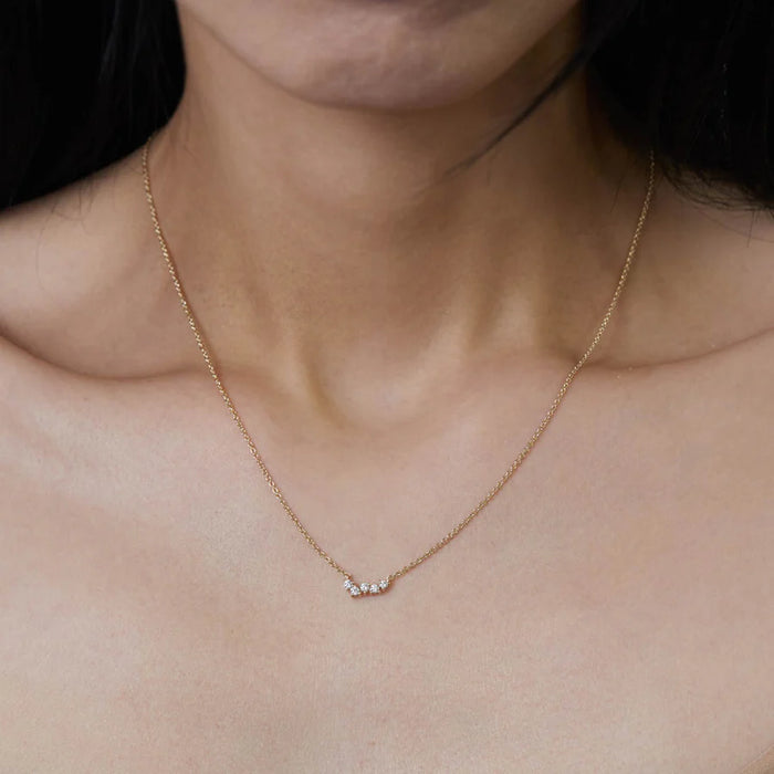 Diamond Cluster Necklace