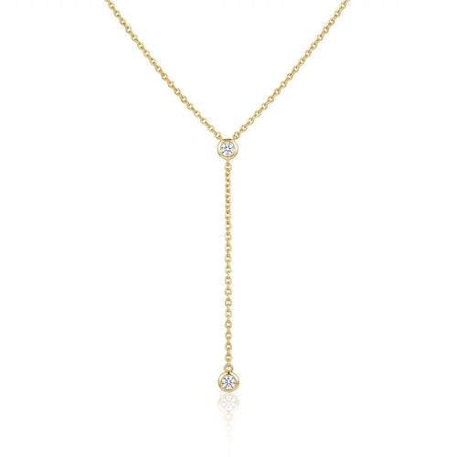 Diamond Lariat Necklace