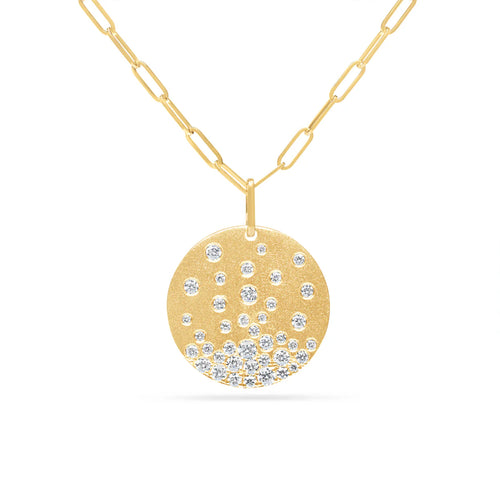 Diamond Disc Pendant