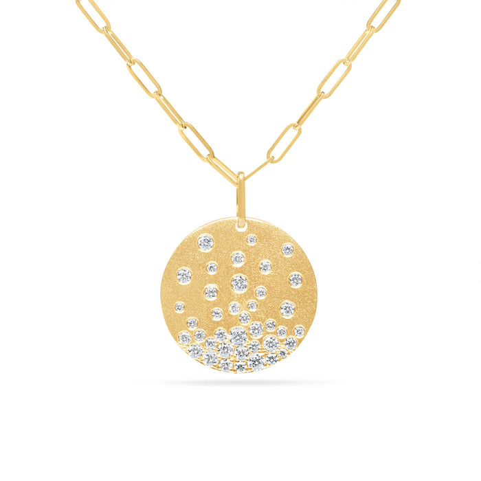 Diamond Disc Pendant