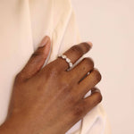 2.50tcw Chambers Half Diamond Eternity Wedding Band