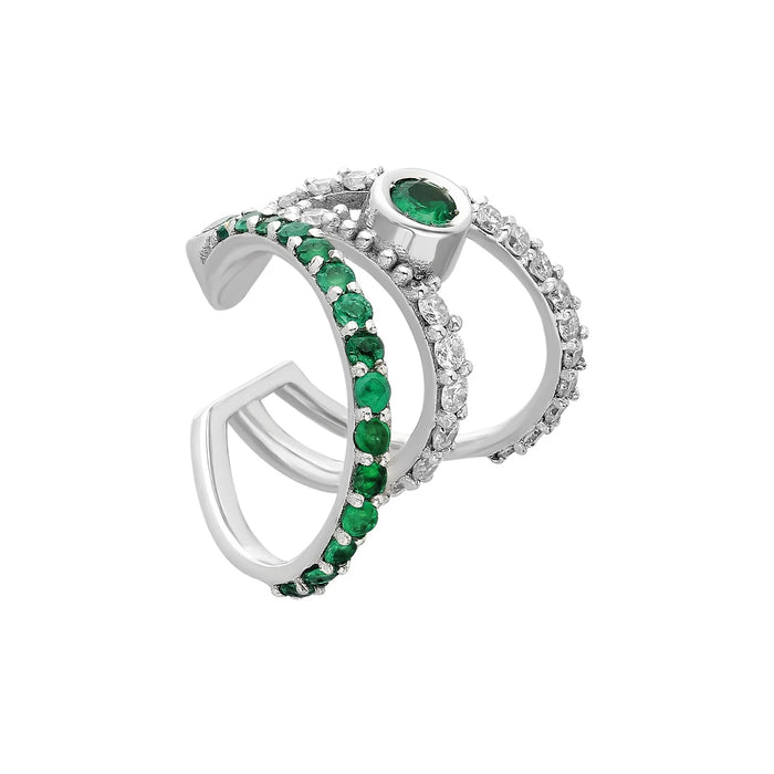 Emerald Ear Cuff