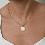 Diamond Disc Pendant