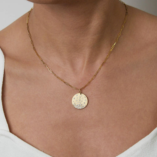 Diamond Disc Pendant Image 2