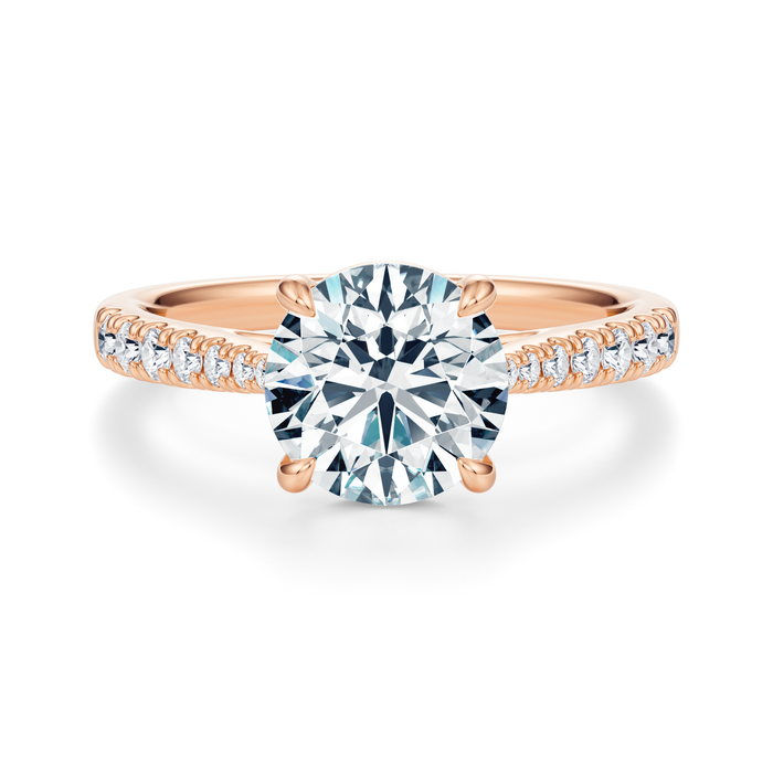Madison Pavé Engagement Ring Setting