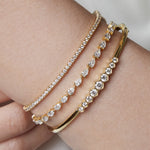 Pear Diamond Tennis Bracelet