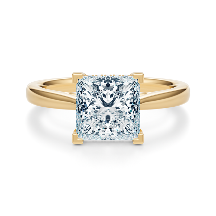 Madison Hidden Halo Engagement Ring Setting