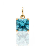 London Blue Topaz Charm