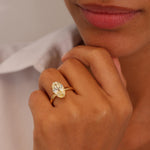 Baxter 4.04ct Oval Cut Diamond Engagement Ring