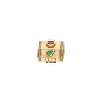 Yari “Tesoro” Nugget Charm Pendant - Multi-Shaped Gemstones