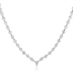 Pear Cut Diamond Choker Necklace