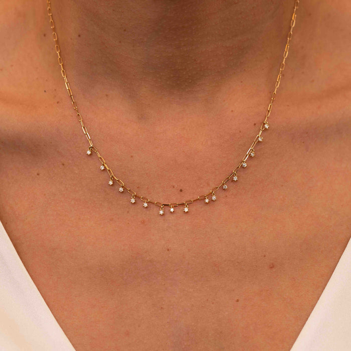 Diamond Charm Necklace