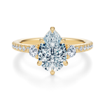 Petite Elizabeth Pavé Engagement Ring Setting