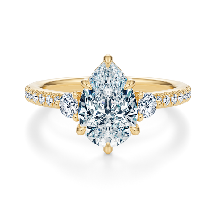 Petite Elizabeth Pavé Engagement Ring Setting