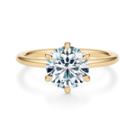 Baxter 6-Prong Solitaire Engagement Ring Setting