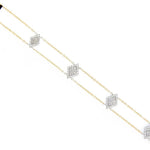 Rhombus Diamond Chain Bracelet