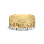 Desert Diamond Wide Band Ring