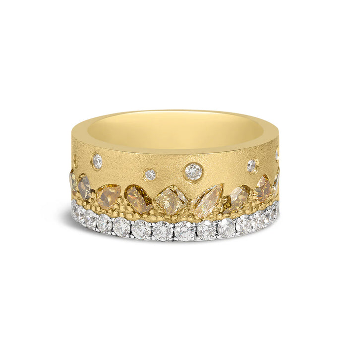 Desert Diamond Wide Band Ring