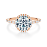 Essex Pavé Halo Engagement Ring Setting