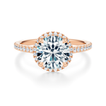 Essex Pavé Halo Engagement Ring Setting