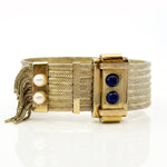 Pearl and Lapis Lazuli Bracelet