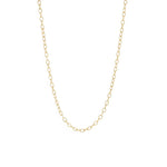 14K Yellow Gold Link 18" Chain with Spring Ring